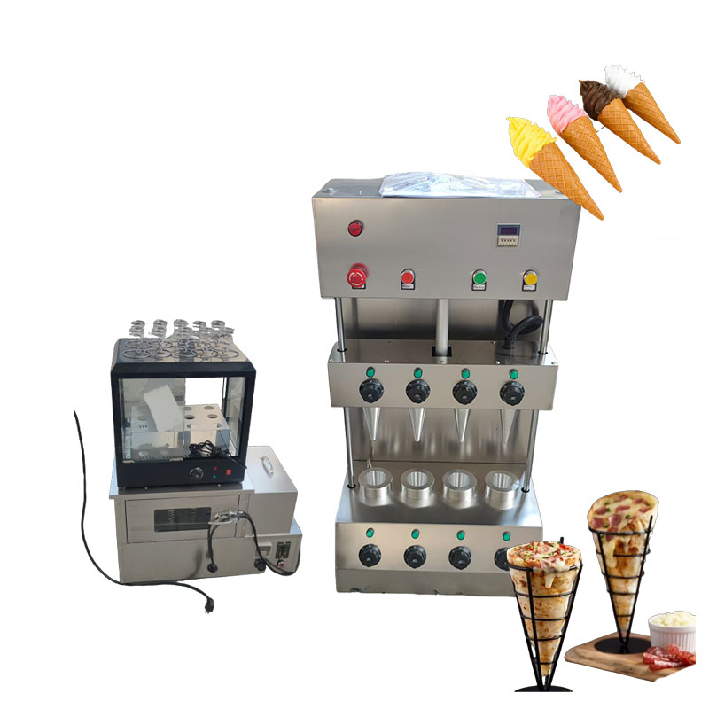 Commercial Waffle Cone Maker Ice Cream - Commerciële suikerwafelbakmachine, ijsvormmachine, mini-wafelhoornmachine, pizzahoorntjesmachine