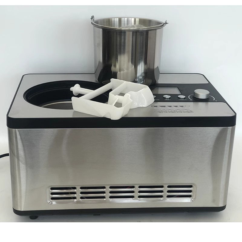 Commercial Waffle Cone Maker Ice Cream - IJsmachine met ICE-compressor, kleine commerciële automatische