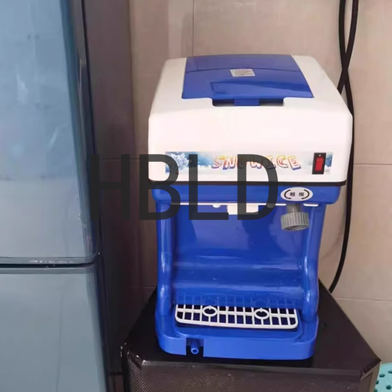 Snow Cone Shaved Ice Machine - 250W Kleine Elektrische IJsschaafmachine Huishoudelijk Commercieel