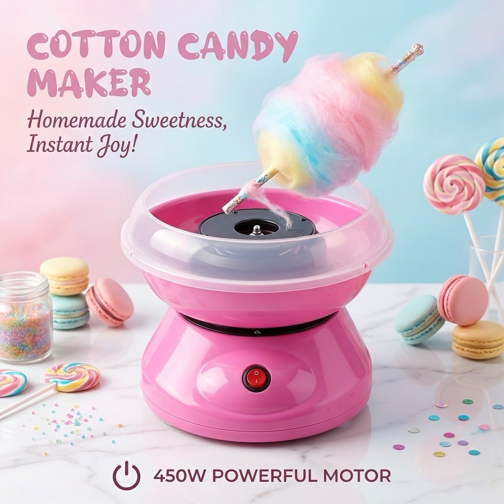 Cotton Candy Machine Heating Element - Compacte 450W Suikergoedmachine voor kinderen, voor