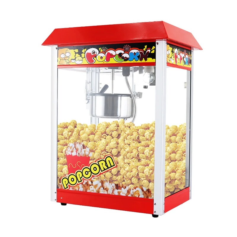 Commercial Popcorn Maker 8Oz - Fabrieksdirect, populaire rode popcornmachine voor commercieel