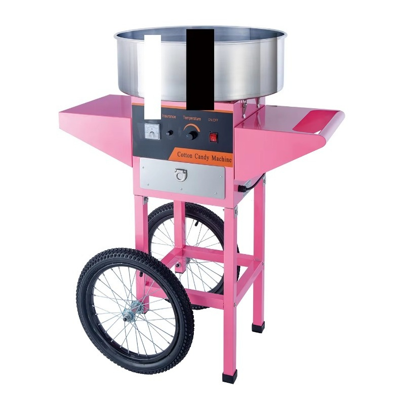 Commercial Cotton Candy Machine Cart - Suikergoedmachine met kar, commerciële suikergoedmachine