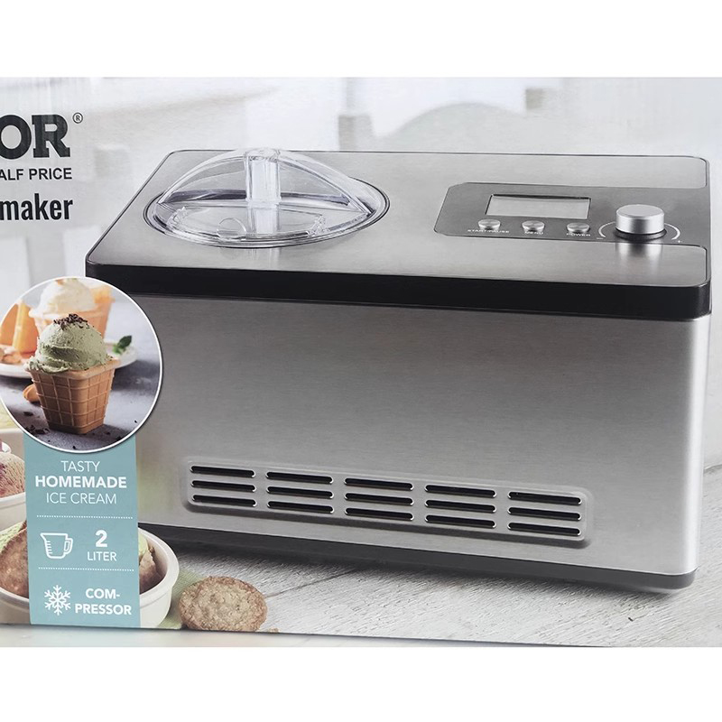 IJsmachine met ICE-compressor, - Commercial Waffle Cone Maker Ice Cream recensie en prijs