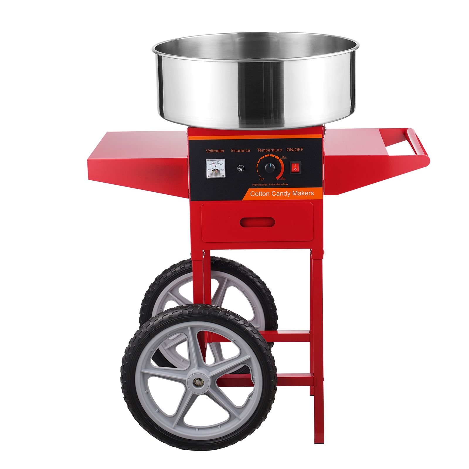 Elektrische suikerspinmachine  - Commercial Cotton Candy Machine Cart recensie en prijs