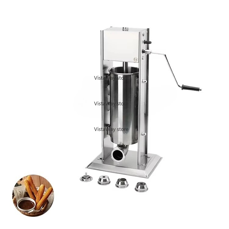 Handmatige roestvrijstalen Spa - Churros Extruder Machine Manual recensie en prijs