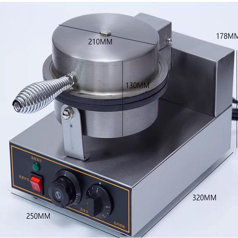 Elektrische wafel-ijsmachine,  - Commercial Waffle Cone Maker Ice Cream recensie en prijs