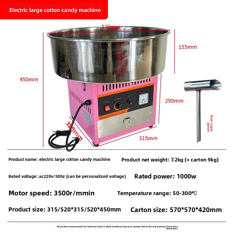 Suikergoedmachine 110V 220V El - Floss Candy Sugar Spinner Machine recensie en prijs