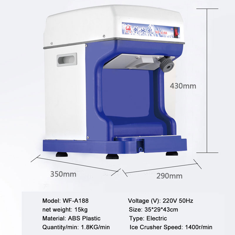 Commerciële elektrische ijsver - Snow Cone Shaved Ice Machine recensie en prijs