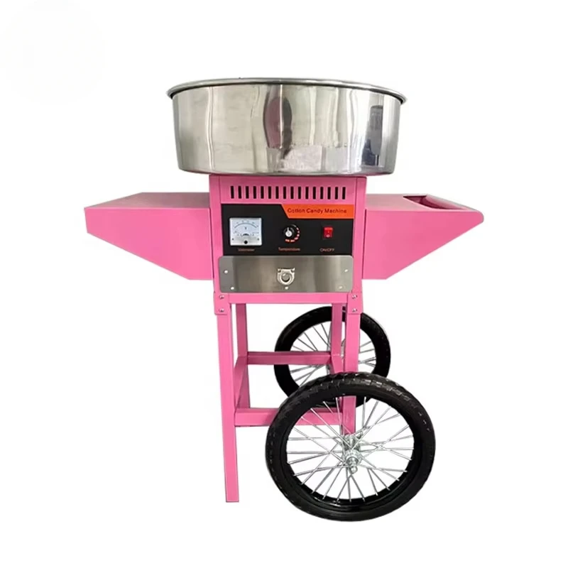 Grote Wagentje Suikerzijde Mac - Commercial Cotton Candy Machine Cart recensie en prijs