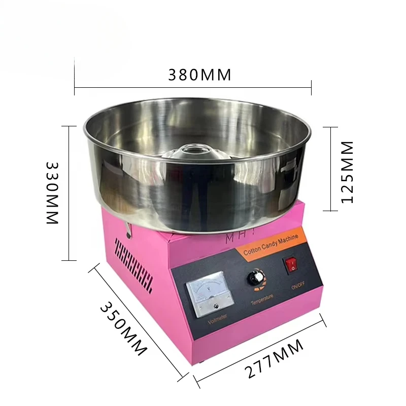 Grote Wagentje Suikerzijde Mac - Commercial Cotton Candy Machine Cart recensie en prijs