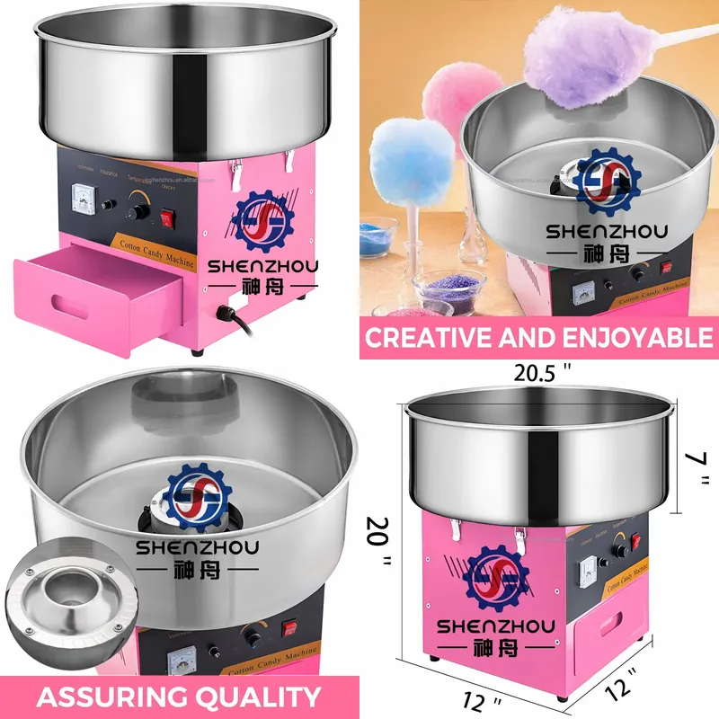 Elektrische professionele vola - Commercial Cotton Candy Machine Cart recensie en prijs