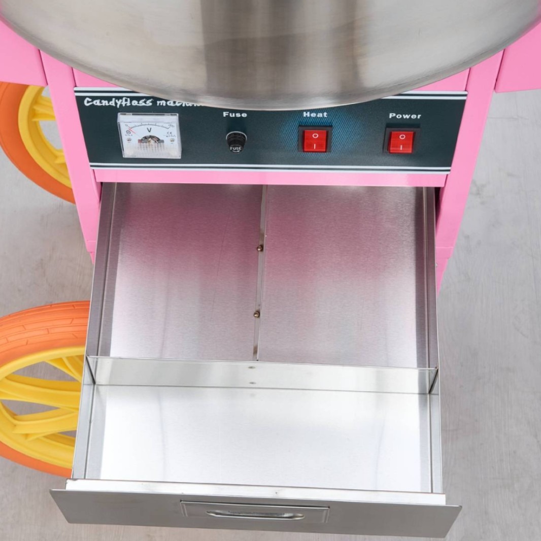 Professionele elektrische suik - Commercial Cotton Candy Machine Cart recensie en prijs