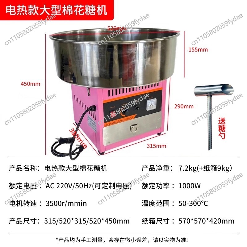 Commerciële suikerspinmachine, - Cotton Candy Machine Heating Element recensie en prijs